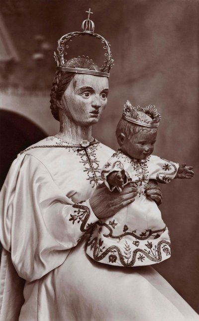 Virgin and Child, Papal Pavilion, Paris World Fair by Photographer French