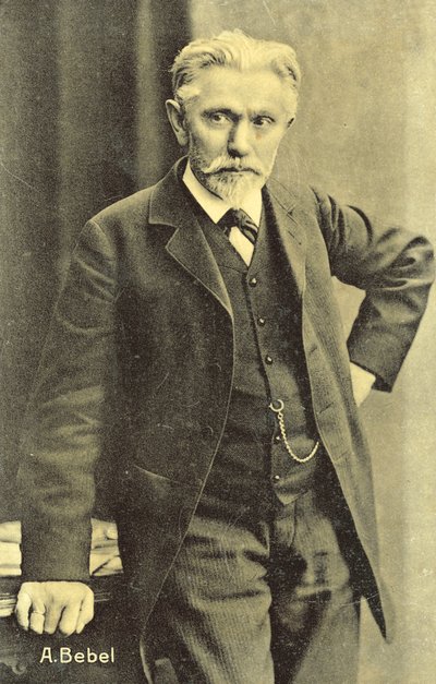 August Bebel, German socialist politician by Photographer German