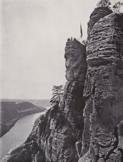 Bastei Rocks (b/w photo) by Photographer German