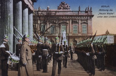 Changing of the guard at the Neue Wache, Unter den Linden, Berlin, Germany by Photographer German