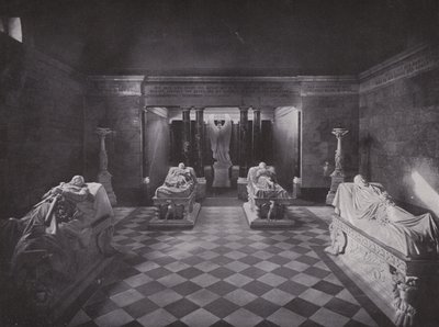 Charlottenburg, Mausoleum, Interior by Photographer German