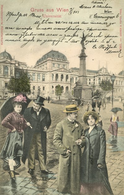 Couple on Ringstrasse, Vienna by Photographer German