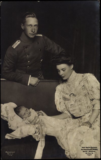 Crown Prince Pair, Friedrich Wilhelm, Cecilie by Photographer German