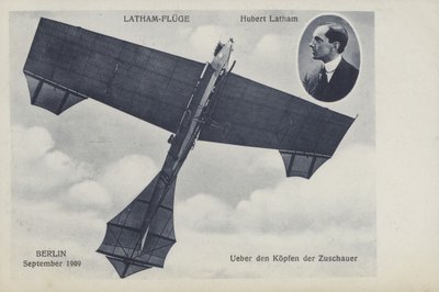 French aviator Hubert Latham