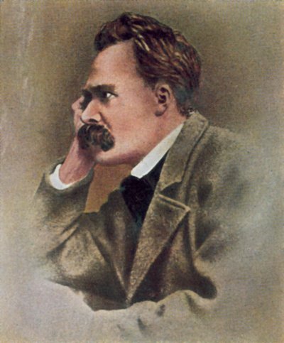 Friedrich Nietzsche, German philosopher by Photographer German