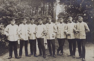Group of German army officers by Photographer German