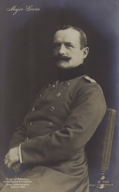 Hans Georg Friedrich Gross, German balloonist and airship constructor by Photographer German