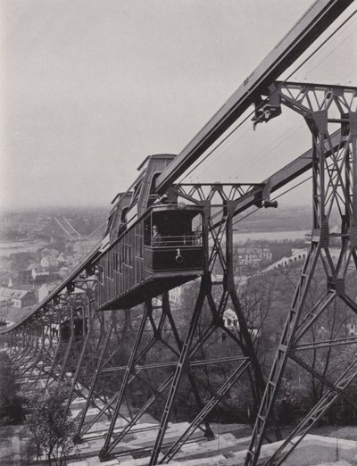 Loschwitz, Suspension Railway by Photographer German