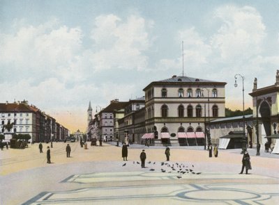 Munich: Odeonsplatz U Ludwigstrasse by Photographer German