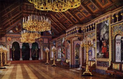 Neuschwanstein Castle: Sangerfaal, Galeriefeite by Photographer German