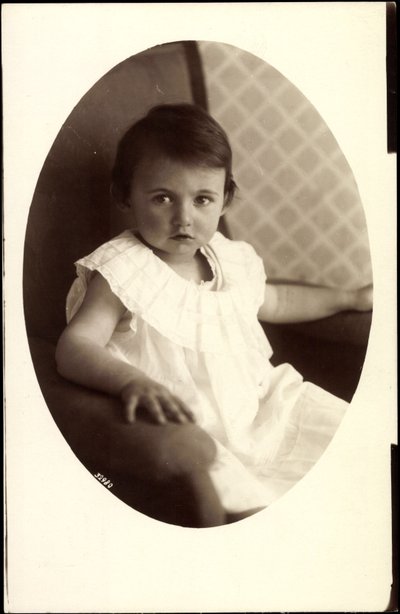 Princess Hilda of Bavaria as a Little Girl by Photographer German