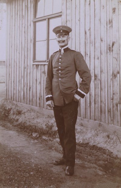 Portrait of a German soldier by Photographer German