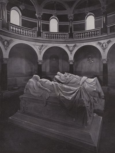 Potsdam, Church of Peace, Mausoleum with Sarcophagi of Emperor and Empress Frederick by Photographer German