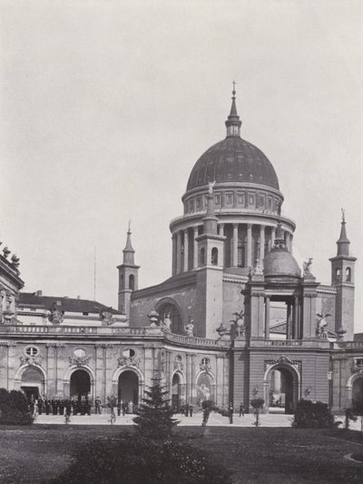 Potsdam, City Palace, Fortuna Gate and St. Nicholas Church by Photographer German