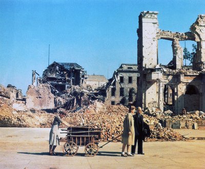 Refugees in Berlin, June 1945 by Photographer German