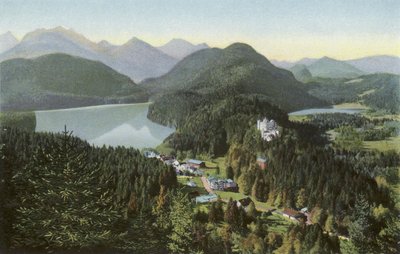 Hohenschwangau Castle from Youth by Photographer German