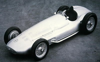 The 3 litre Mercedes Benz Grand Prix model by Photographer German