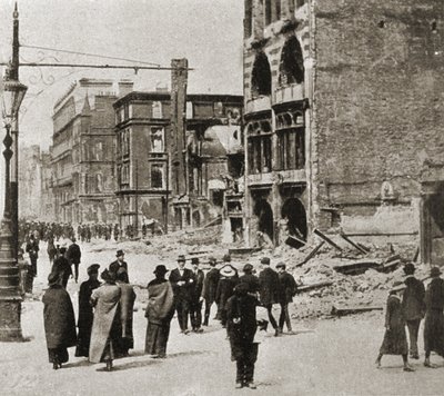 Dublin after the Easter Uprising, April 1916 by Photographer Irish