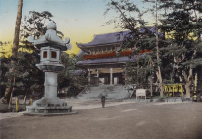 Japan, c.1912: Chionin Buddhist Temple, One of the Most Influential Sects in Japan by Photographer Japanese