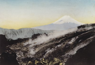 Japan, c.1912: Fuji from Ohwakudani, Hakone by Photographer Japanese
