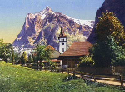 Grindelwald, Wetterhorn by Photographer Swiss