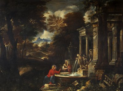 Christ and the Woman of Samaria by Pier Francesco Mola