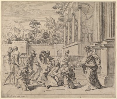 Joseph Identifying Himself to His Brothers by Pier Francesco Mola
