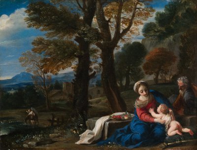 The Rest on the Flight into Egypt by Pier Francesco Mola