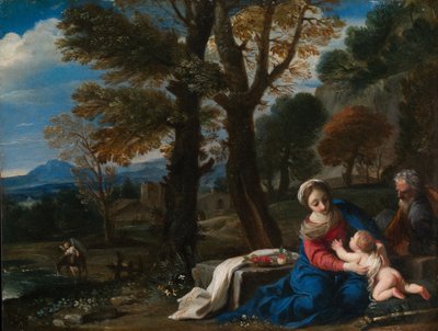 The Rest on the Flight into Egypt by Pier Francesco Mola