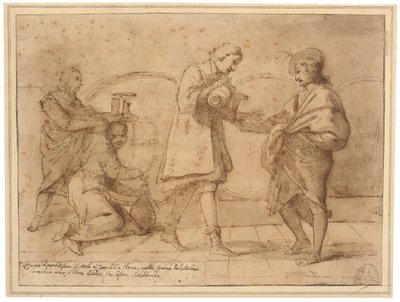 The Poet Baldini Drinking in Melosi