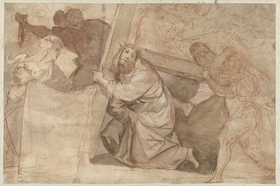 Christ Falls Under the Cross by Pier Francesco Morazzone (circle of)