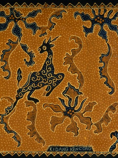 Batik with traditional design, Java, Indonesia (detail) by Blaise Nicolas Le Sueur