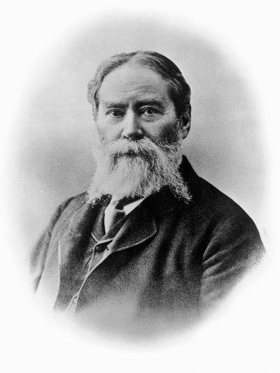 Portrait of James Russell Lowell, American Romantic poet, critic, editor, abolitionist, and diplomat, photograph by Blaise Nicolas Le Sueur