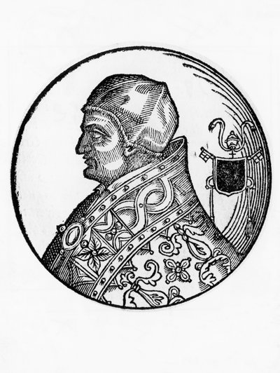 Portrait of Sabinian, 65th Pope of Catholic Church by Blaise Nicolas Le Sueur