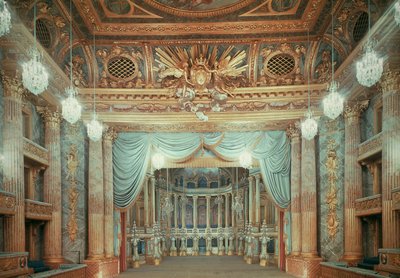 Royal Opera Theatre, Palace of Versailles, France by Blaise Nicolas Le Sueur