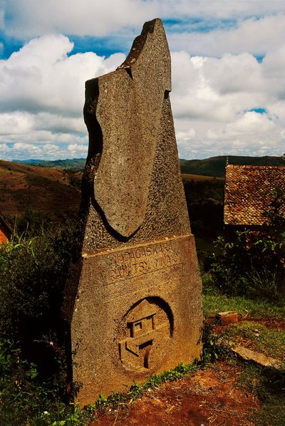 Stele Depicting Madagascar, Ambohimanga, Madagascar by Blaise Nicolas Le Sueur