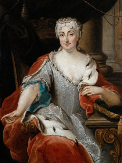 Portrait of Maria Clementina Sobieska by Pier Leone Ghezzi