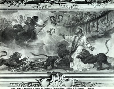 The Martyrdom of St. Ignatius of Antioch in the Colosseum by Pier Leone Ghezzi