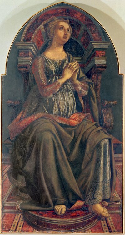 Hope, from a series of panels depicting the Virtues designed for the Council Chamber of the Merchant