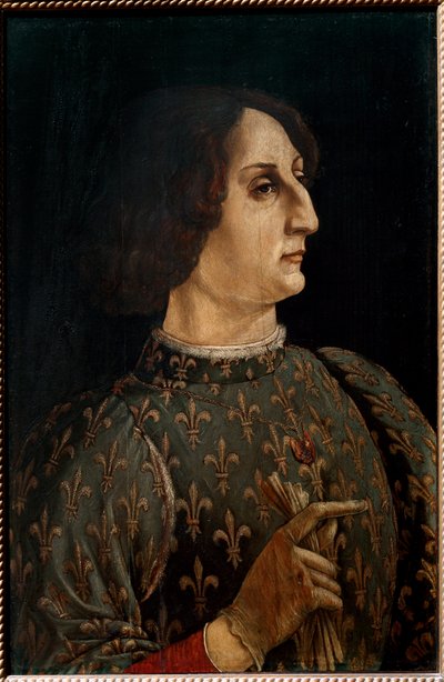 Portrait of Galeazzo Maria Sforza, Duke of Milan by Piero del Pollaiolo