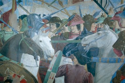 Legend of the True Cross (detail) by Piero della Francesca