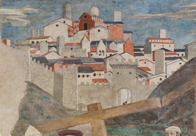 Finding of the three crosses and verification of the Cross, from The stories of the True Cross by Piero della Francesca
