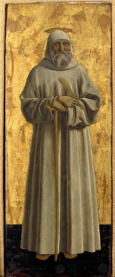 Polyptych of Mercy: the Virgin of Mercy, Surrounded by Saints (detail) by Piero della Francesca