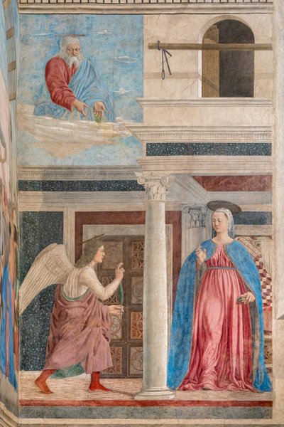 The Annunciation (detail) by Piero della Francesca