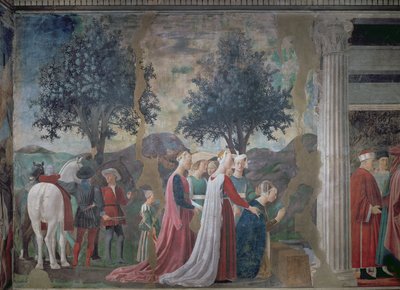 The Discovery of the Wood of the True Cross, from the Legend of the True Cross Cycle (detail) by Piero della Francesca