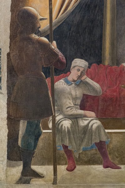 The Dream of Constantine (detail) by Piero della Francesca