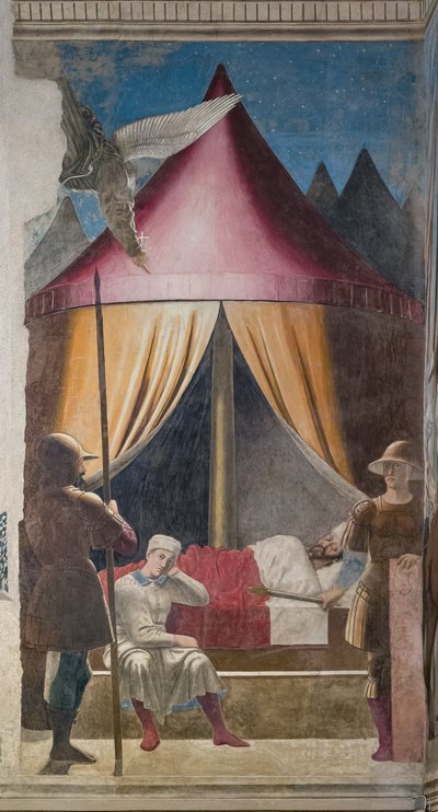 The Dream of Constantine (detail) by Piero della Francesca