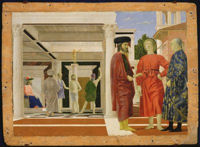 The Flagellation of Christ, c.1463-4 by Piero della Francesca