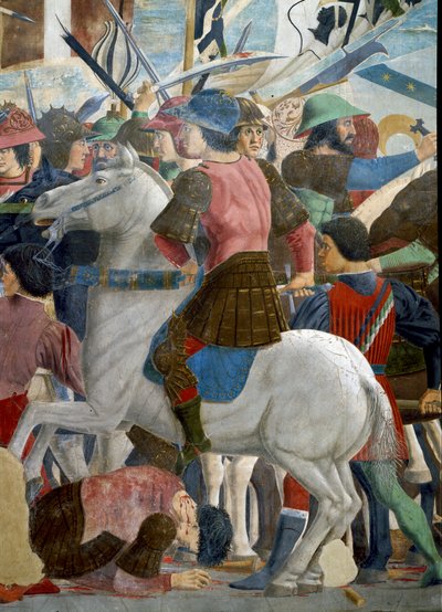The Legend of the True Cross, the Battle of Heraclius and Chosroes (detail) by Piero della Francesca