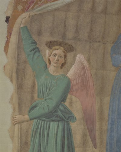 The Madonna del Parto (detail) (post restoration) by Piero della Francesca
